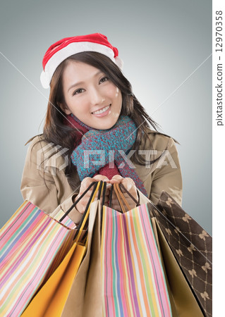 christmas shopping 12970358