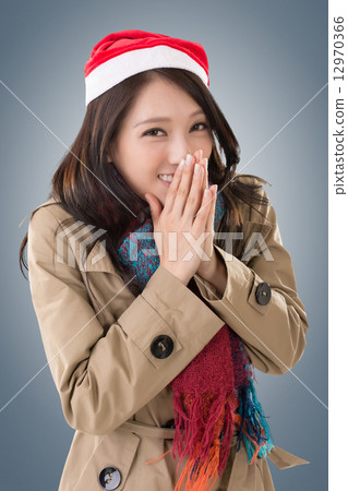 christmas woman 12970366