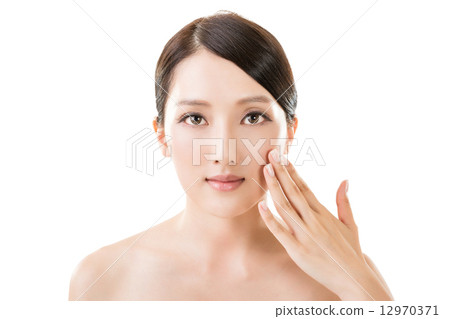 Asian beauty face 12970371