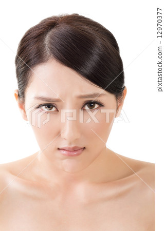 Sad Asian beautiful woman Sad Asian beautiful woman 12970377