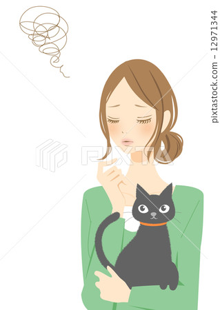 我有一隻帶貓的貓困擾我。 我有一隻帶貓的貓困擾我。 12971344