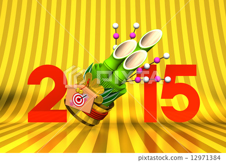 new years decorations, new year's pine decoration, Happy New Year 2015 12971384