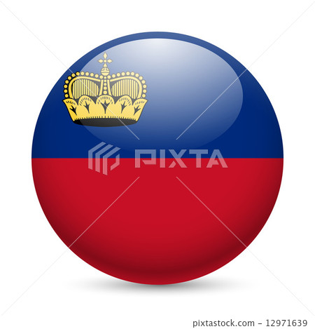 Round glossy icon of Liechtenstein Round glossy icon of Liechtenstein 12971639