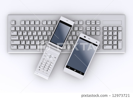 手機和鍵盤 12973721