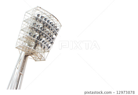 Stadium light with copy space. 12973878