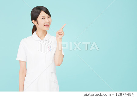 Pointing nurse 12974494