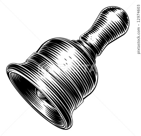 Vintage bell icon Vintage bell icon 12974603