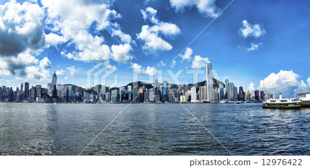 Scenery of Hong Kong Island that you want from Kowloon 12976422