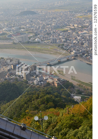 Gifu City and Nagara River Gifu City and Nagara River 12976599