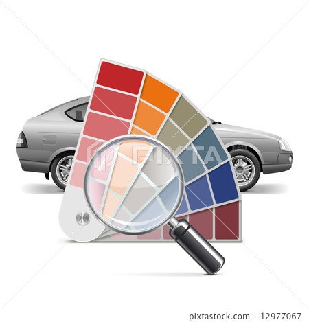 Vector Color Palette for Car 12977067