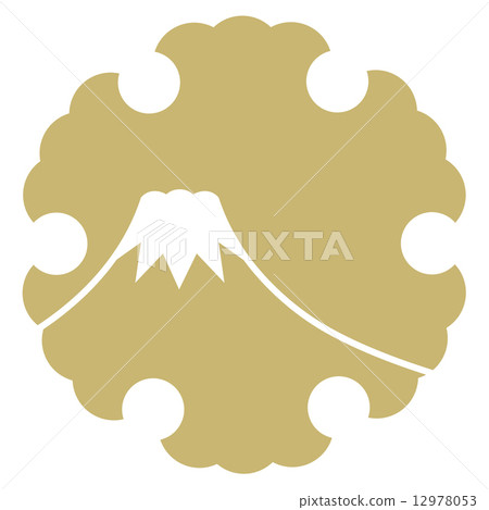 Fuji snow ring illustration 12978053