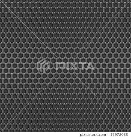 Dark metal cell seamless background 12978088
