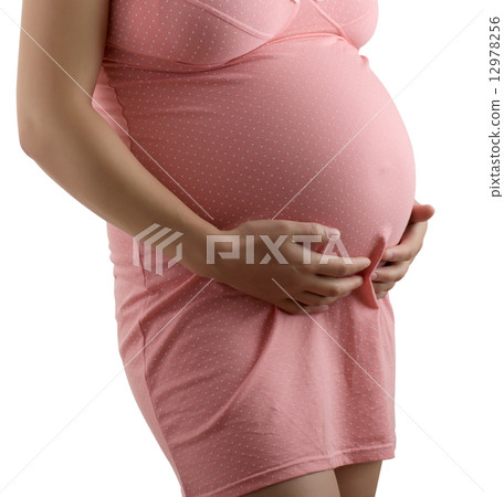 woman in a pink negligee 12978256