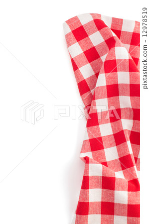 cloth napkin on white background cloth napkin on white background 12978519
