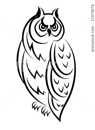 Sketch of an owl bird Sketch of an owl bird 12979678