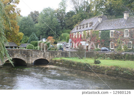 A small village in Cotswolds Bibury United Kingdom 12980126