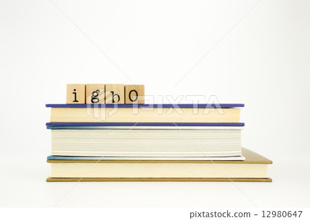 lgbo language word on wood stamps and books lgbo language word on wood stamps and books 12980647