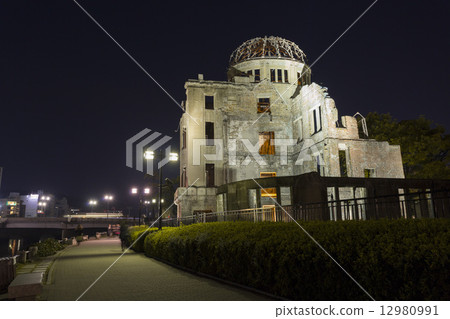 A-Bomb Dome Night view 12980991