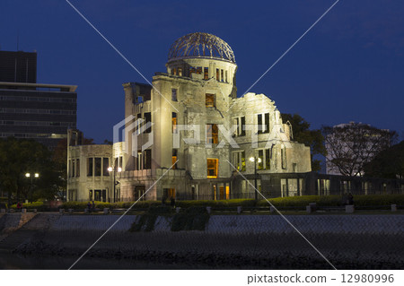 A-Bomb Dome Night view 12980996