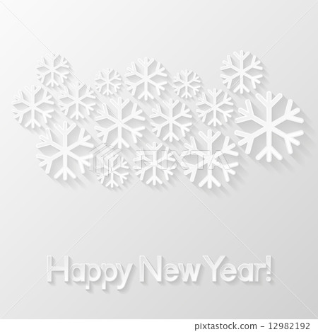 Happy New Year greeting card. Vector illustration - Stock Illustration ...