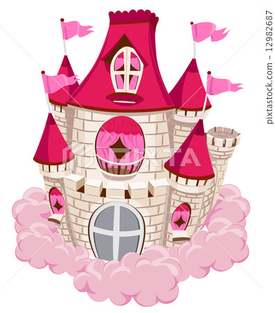 图库插图: pink castle