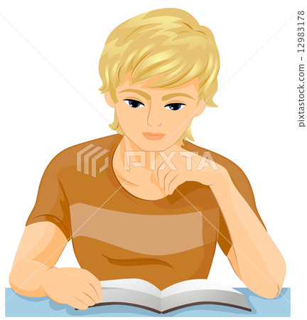 Man Reading 12983178