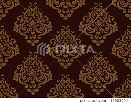 Seamless Damask Pattern Seamless Damask Pattern 12983904