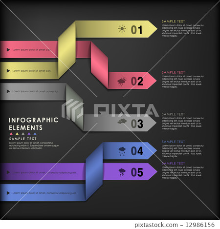 form, infographic, template - Stock Illustration [12986156] - PIXTA