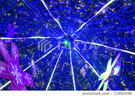 Christmas tree and decorations and lights 12992096