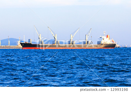 Large ship on sea Large ship on sea 12993198