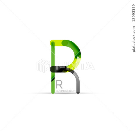 Minimal R font or letter logo design Minimal R font or letter logo design 12993559