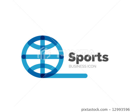 Line minimal design logo ball sports Line minimal design logo ball sports 12993596