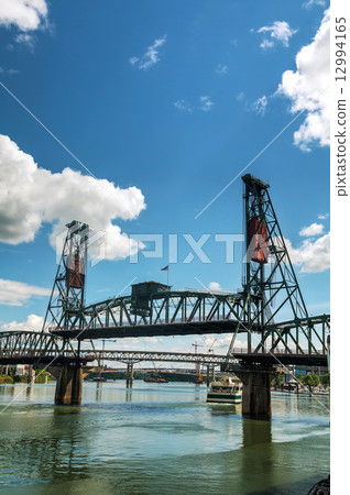 Hawthorne drawbridge in Portland, Oregon Hawthorne drawbridge in Portland, Oregon 12994165