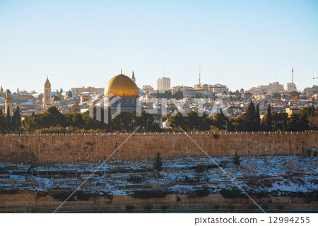 Overview of Old City in Jerusalem, Israel Overview of Old City in Jerusalem, Israel 12994255