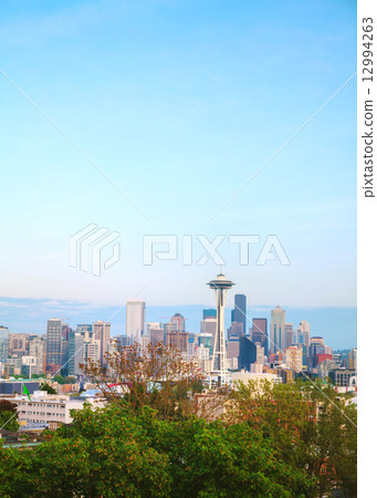Downtown Seattle as seen from the Kerry park 12994263