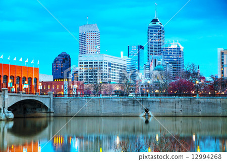 Downtown of Indianapolis 12994268