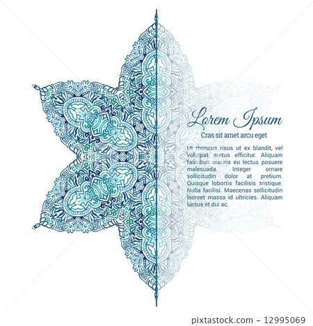 Watercolor doodle decorative pattern Watercolor doodle decorative pattern 12995069