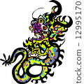 Spring Festival Material ★ Chinese Happy New Year Dragon 12995170