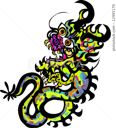 Spring Festival Material ★ Chinese Happy New Year Dragon 12995170