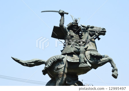 The horse statue of Yoshisada Nitta (Keio Line · Rotary of Minobaruhara station / Katamachi, Fuchu city, Tokyo) The horse statue of Yoshisada Nitta (Keio Line · Rotary of Minobaruhara station / Katamachi, Fuchu city, Tokyo) 12995497