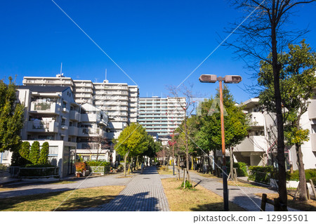 Residential area in the suburbs Residential area in the suburbs 12995501