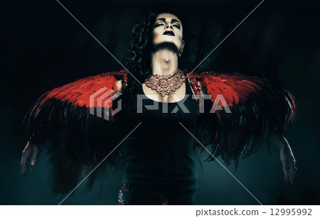 transvestite with red wings 12995992