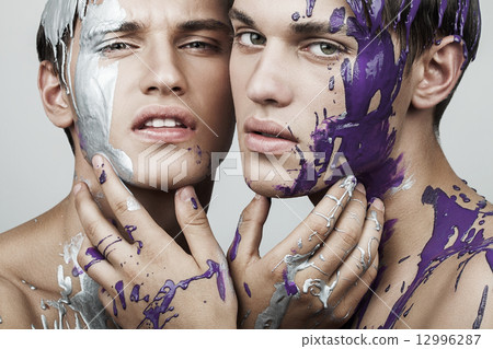 men in paint men in paint 12996287