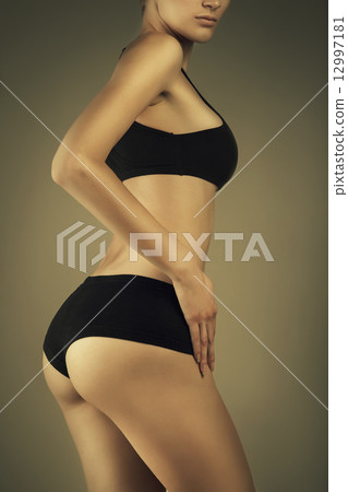 healthy girl in lingerie 12997181