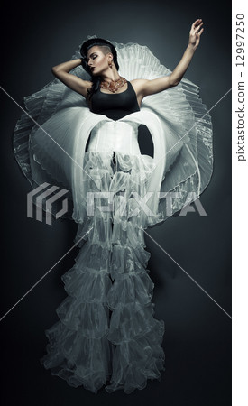 beautiful white dress