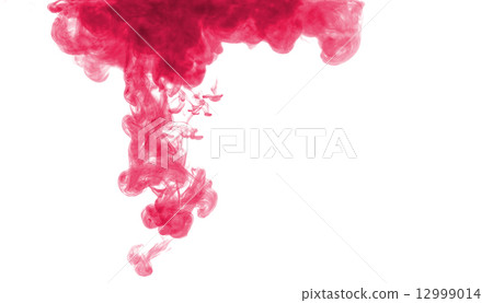 red color dissolving in water 12999014