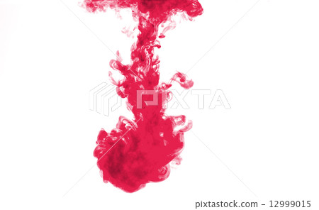 red color dissolving in water 12999015