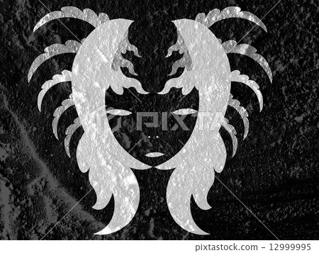 Line Thai art on wall texture background design Line Thai art on wall texture background design 12999995