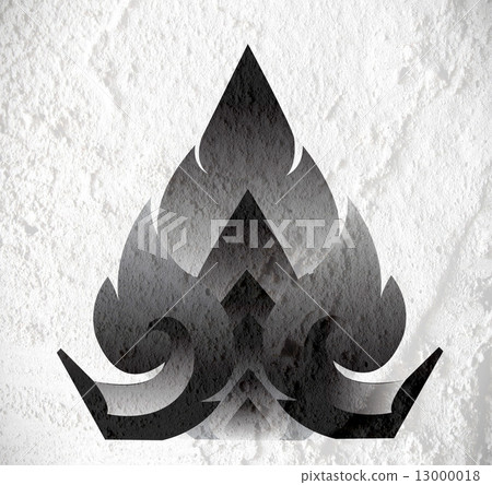 Line Thai art on wall texture background design Line Thai art on wall texture background design 13000018