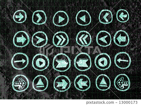 Arrow  and Hand drawn sketch arrows collection on wall texture b 13000173